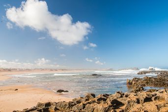Plage Oualidia in Marokko