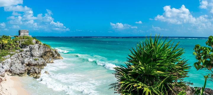 Mayastätte Tulum in Mexiko