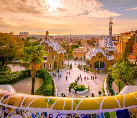 Barcelona Gaudi Häuser