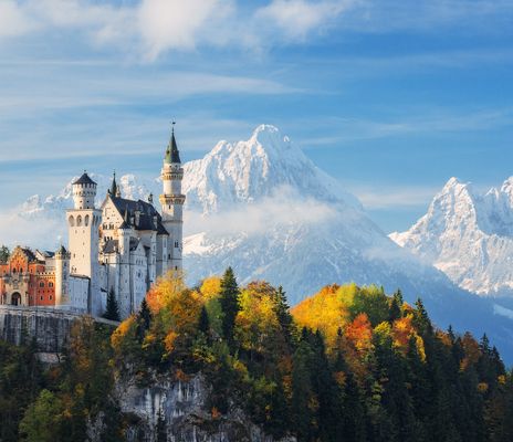 Schloss Neuschwanstein in Bayern
