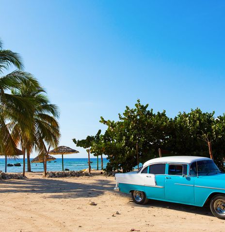 Oldtimer am Strand