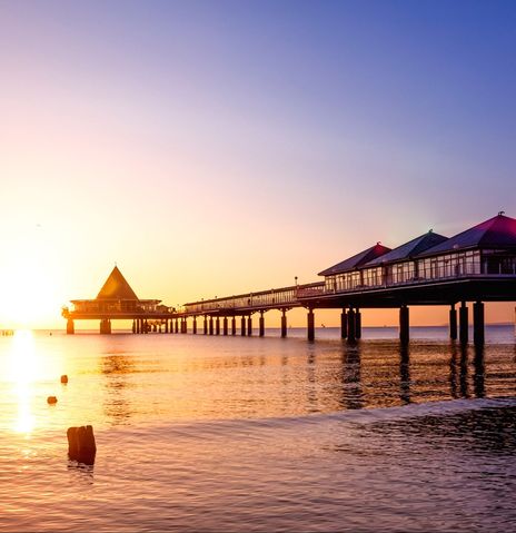Seebrücke an der Ostsee