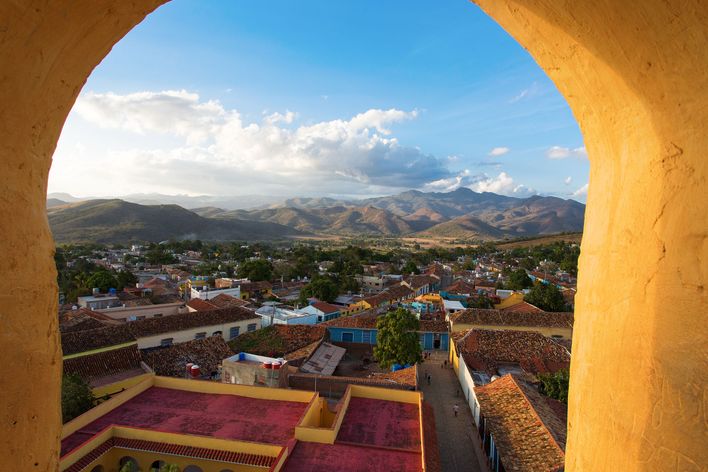 Ausblick auf die Stadt Trinidad