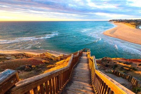 Port Noarlunga Beach in Australien