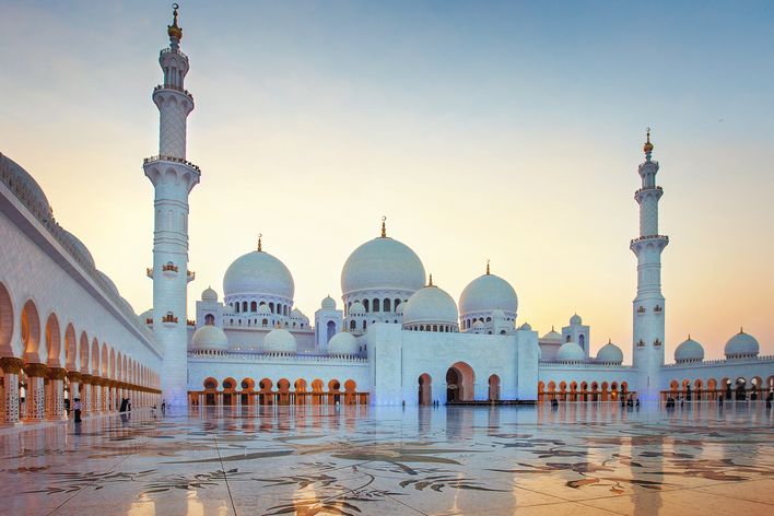 Sheikh-Zayed-Moschee in Abu Dhabi