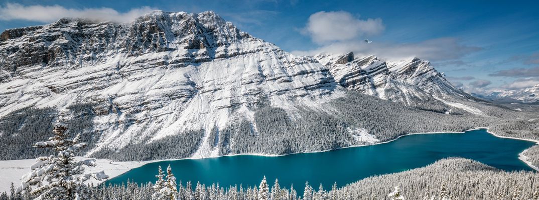 Winterlandschaft im Banff Nationalpark