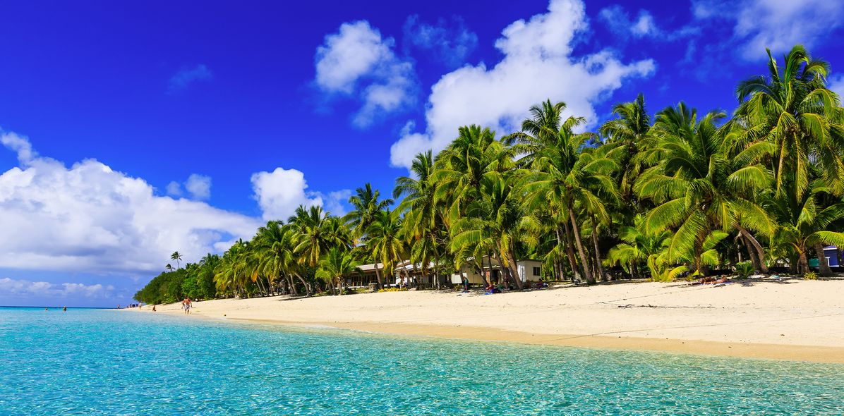 Strand auf den Fidschi Inseln im Pazifik