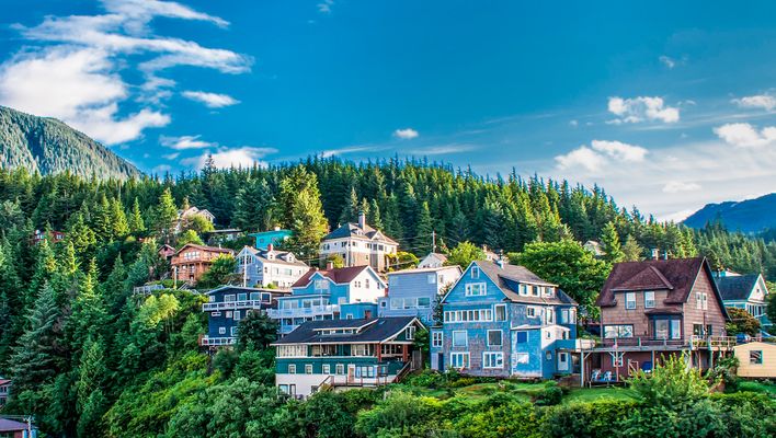 Bergstadt Ketchikan 