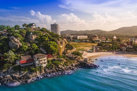 Strand von Hua Hin in Thailand