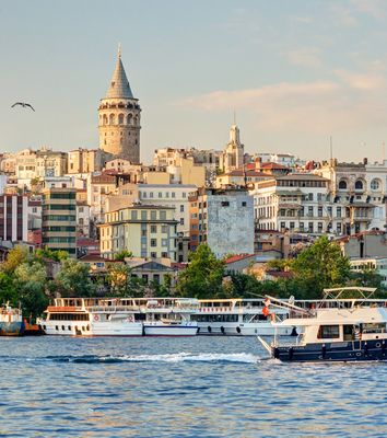 Blick auf die Stadt Istanbul