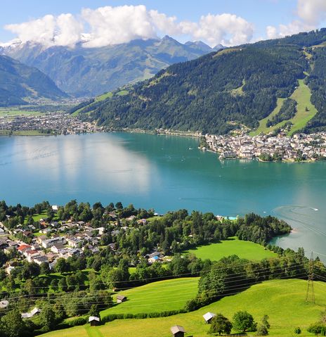 Blick auf Zell am See