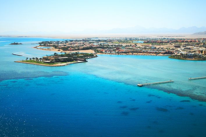 Luftaufnahme von El Gouna