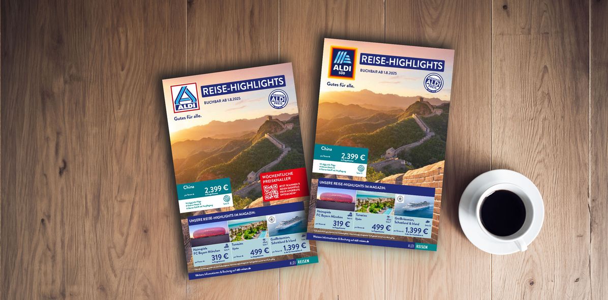 ALDI Reisemagazin Nord & Süd August 2025