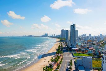 Strand in Da Nang in Vietnam