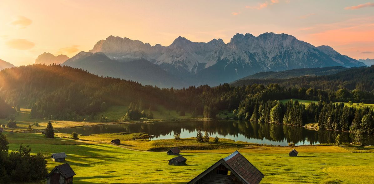 Landschaft von Garmisch Partenkirchen