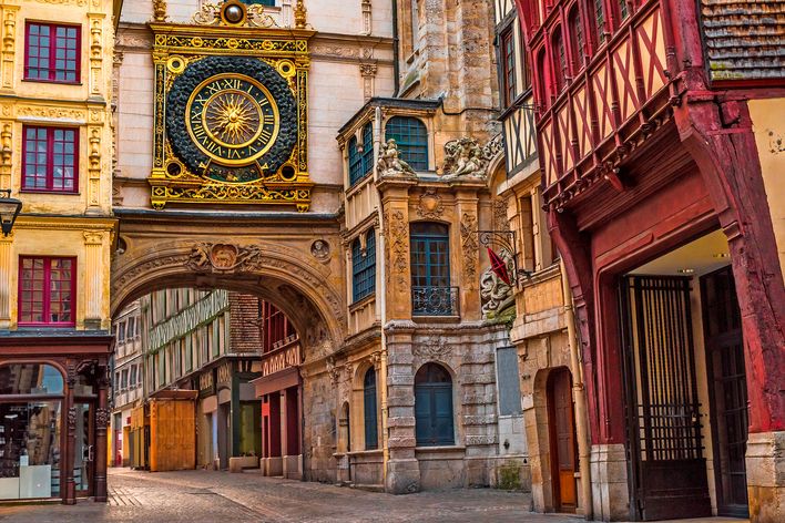 Rouen in der Normandie von Frankreich