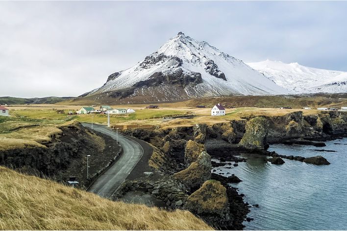 Snafellsjoekull Nationalpark Landschaft