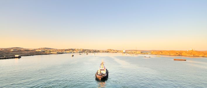 Boot auf dem Fluss