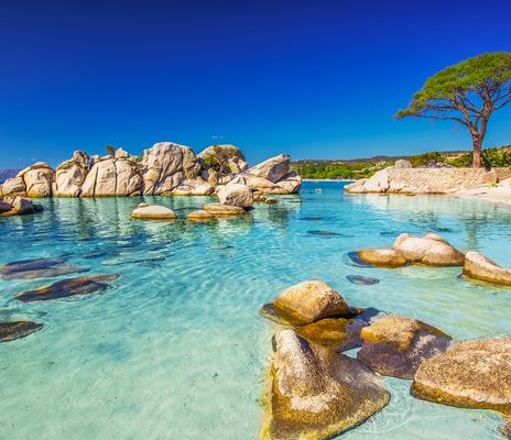 Strand auf der Insel Korsika