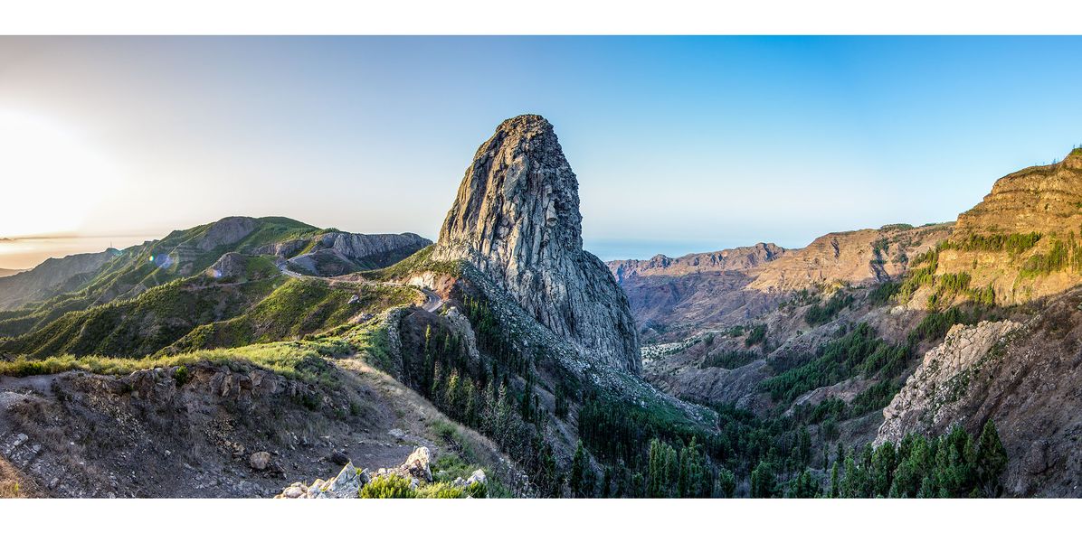 Berglandschaft auf der Insel La Gomera