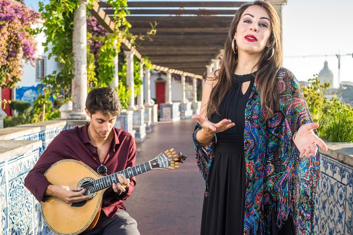 Fado-Musiker in Lissabon