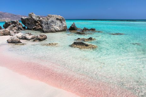 Elafonisi Strand auf Kreta