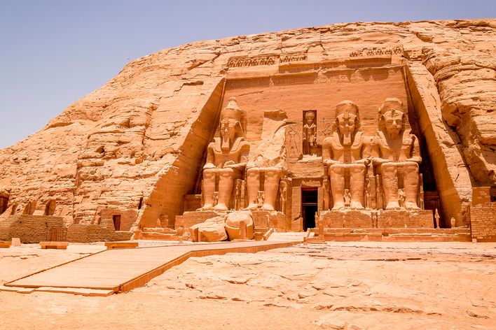 Blick auf Abu Simbel 