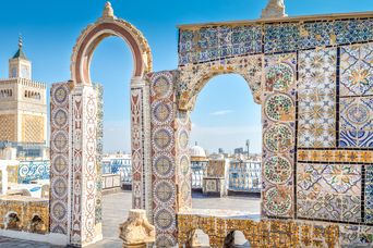Aussicht über die Dächer von Tunis Medina 