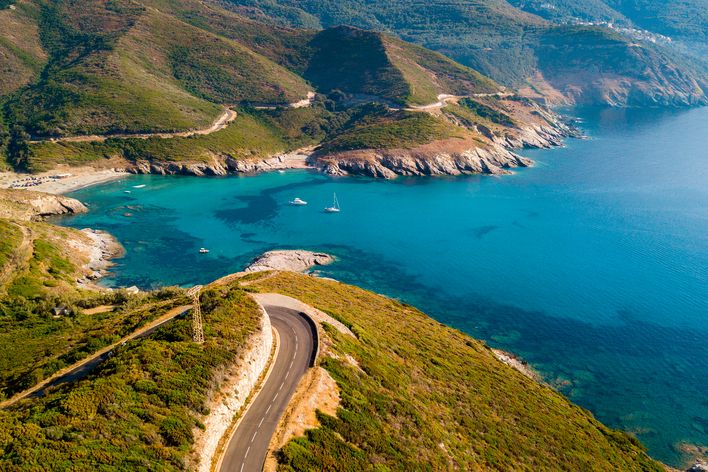 Landschaft am Cap Corse auf Korsika