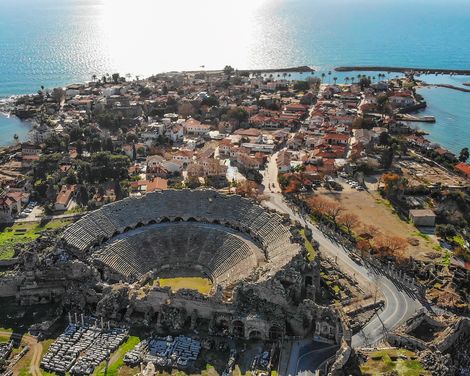 Kreuzfahrt mit einem Motorsegler ab/an Kemer mit Baden in Alanya-1