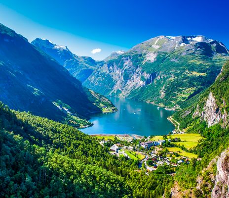 Geirangerfjord in Norwegen