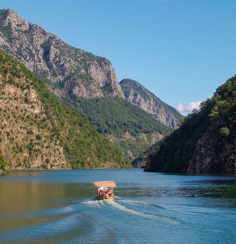 Koman Stausee in Albanien