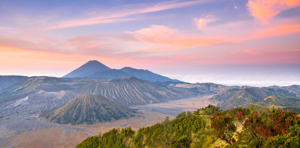 Vulkan Mount Bromo in Indonesien