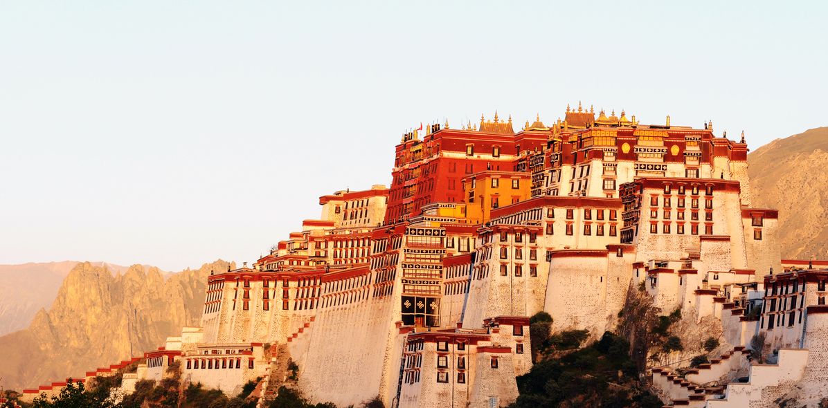 Potala Palast in Tibet