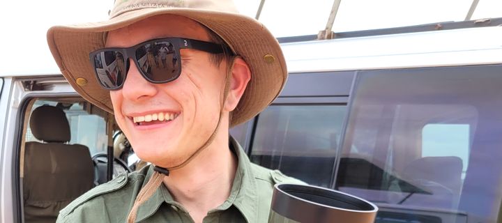 Chronist Maximilian unterwegs in Kenia