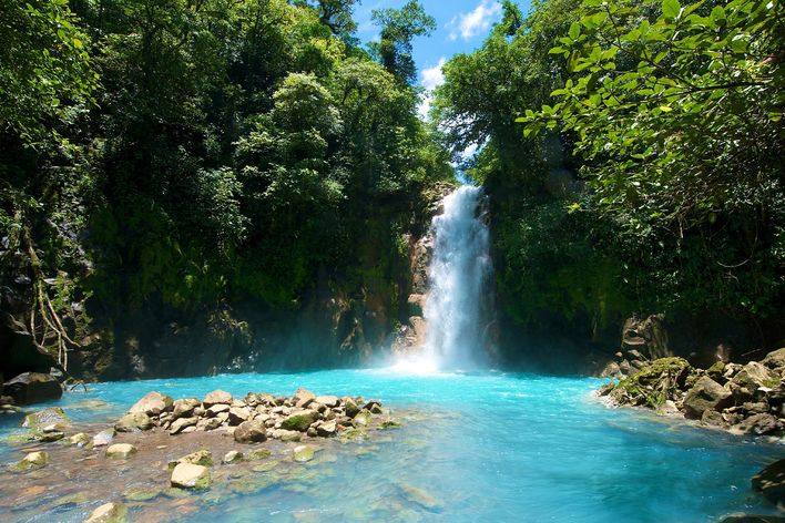 Tenorio Wasserfall in Costa Rica