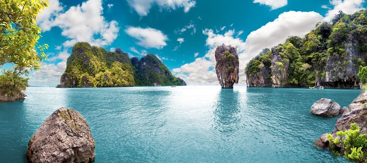 James Bond Felsen in Thailand