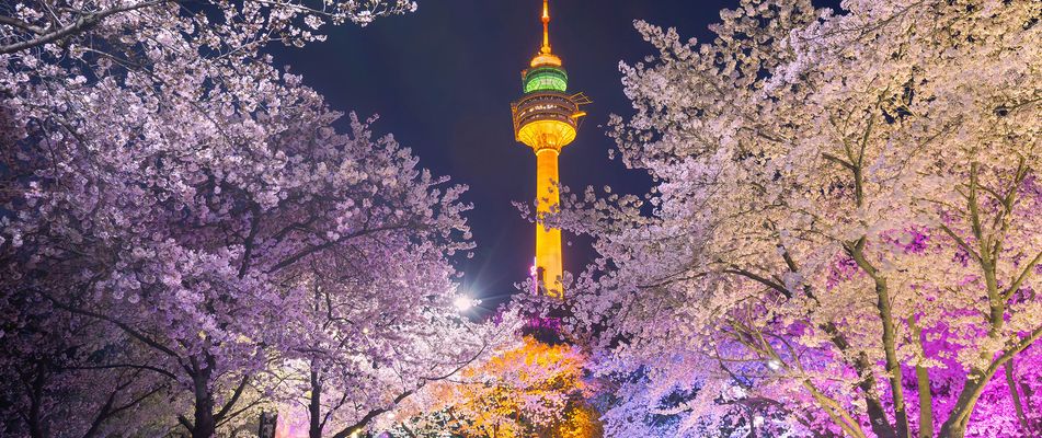 Fernsehturm Daegu in Südkorea