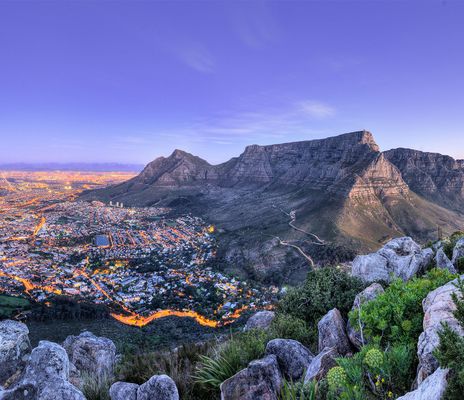 Tafelberg und Kapstadt