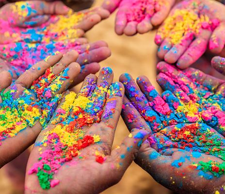 Holi Color Festival in Indien