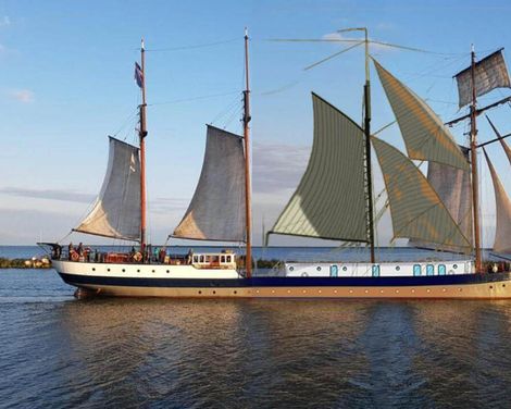 Mit Rad & Segelschiff Leafde fan Fryslân ab/an Enkhuizen-0