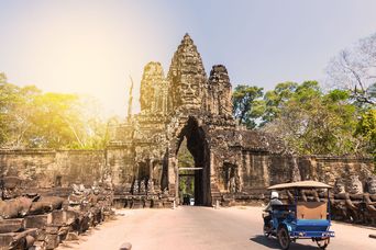 Angkor Thom Tor in Siem Reap