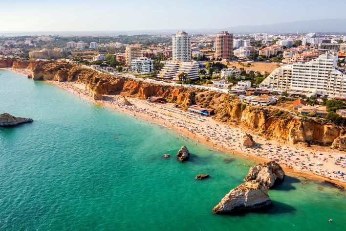 Praia da Rocha in Portimao
