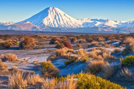 Berg im Tongariro Nationalpark in Neuseeland