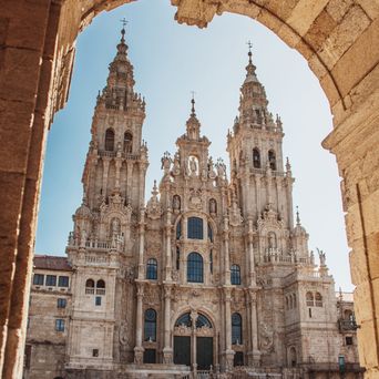 Kathedrale in Santiago de Compostela