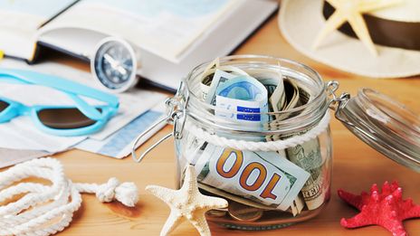 Spardose Muscheln Geld