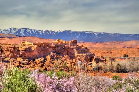 Dades Tal im Atlasgebirge in Marokko