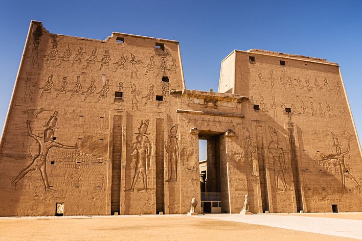 Tempelanlage in Edfu