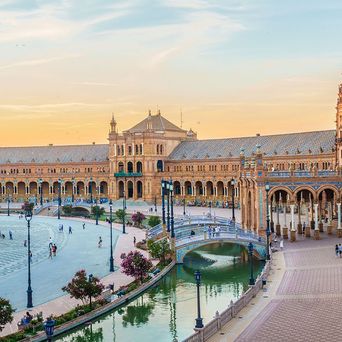 Blick auf Sevilla