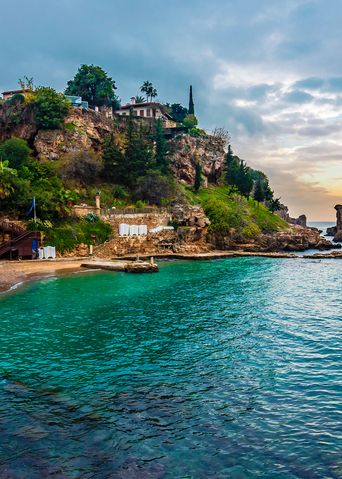 Strand an der Türkischen Riviera